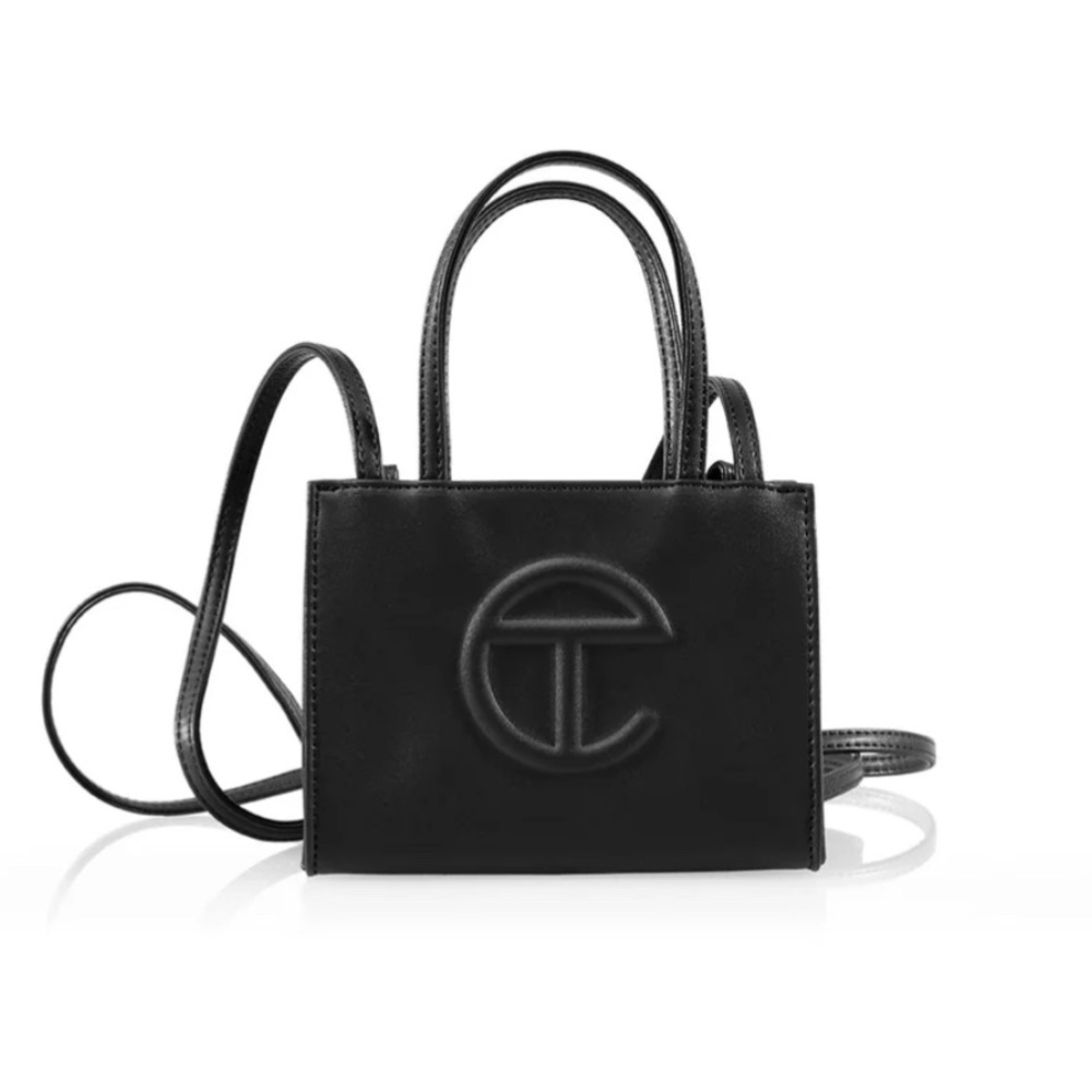 TELFAR Small Shopping Bag in Black